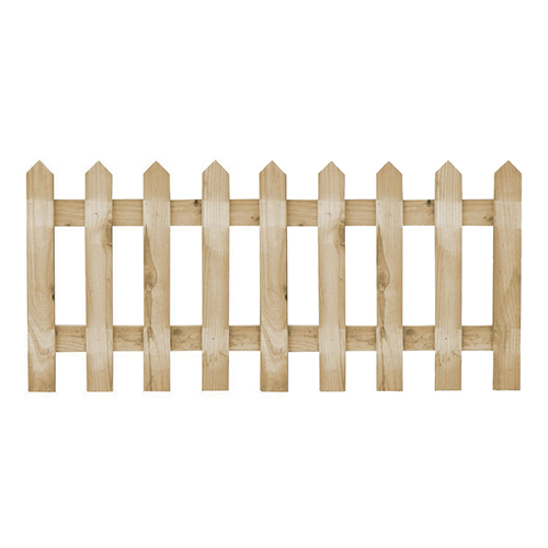 Pointed Top Timber Palisade/Picket Panels - ATF Supplies